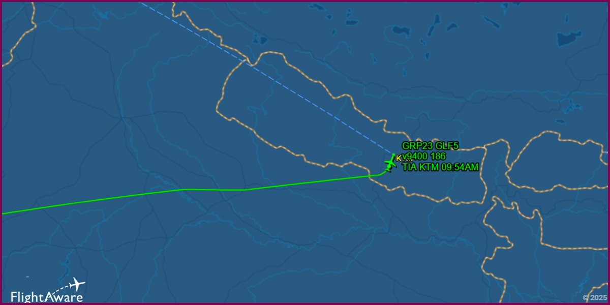 Plane carrying eight Nepalis deported by US lands in Kathmandu