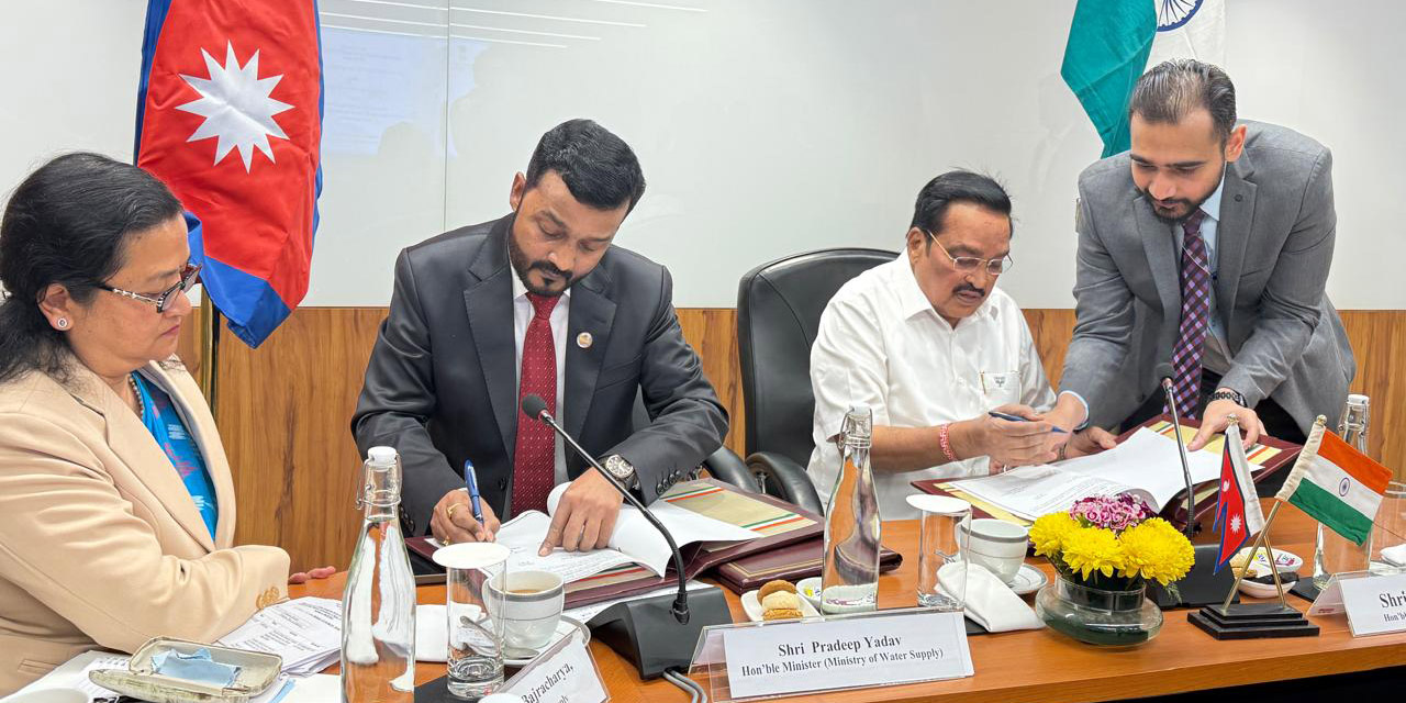 Nepa, India sign MoU on WASH