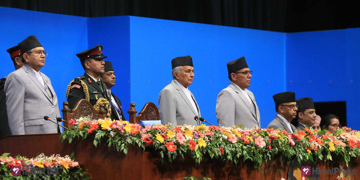 President presenting policies and programs on Friday