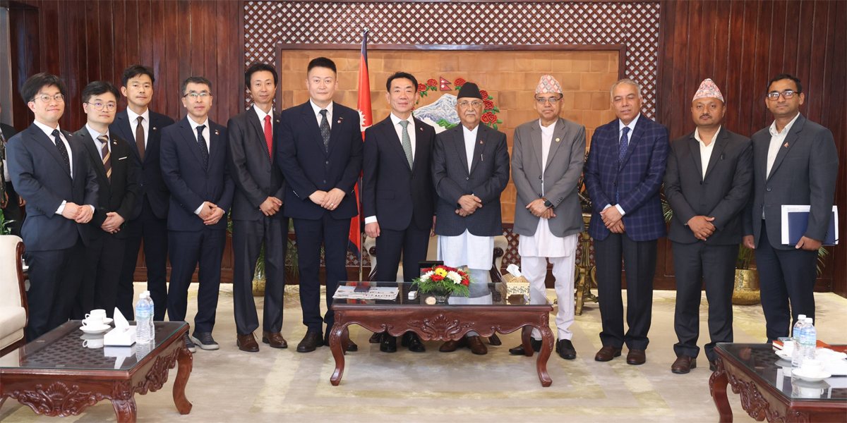 Korail delegation discusses railway collaborations with PM Oli