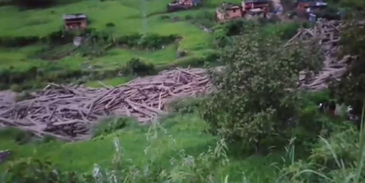 Flash flood sweeps away 11 houses in remote Bajura