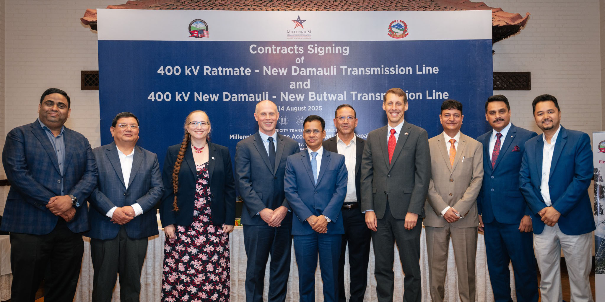 MCA Nepal signs $154.5 million contract for two transmission lines