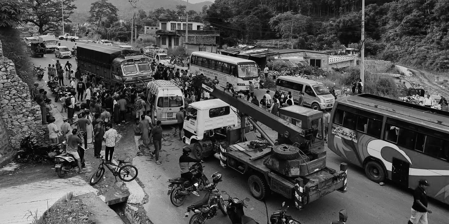 21 injured as bus collides with EV van in Damauli