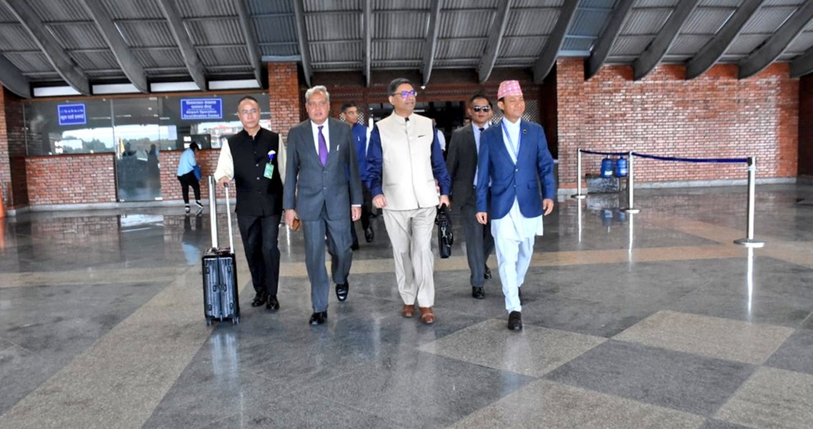 Indian Foreign Secretary Misri in Kathmandu