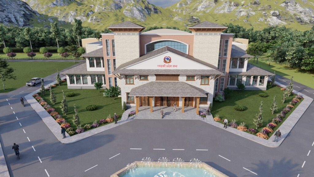 Foundation stone laid for new Gandaki Province Assembly building