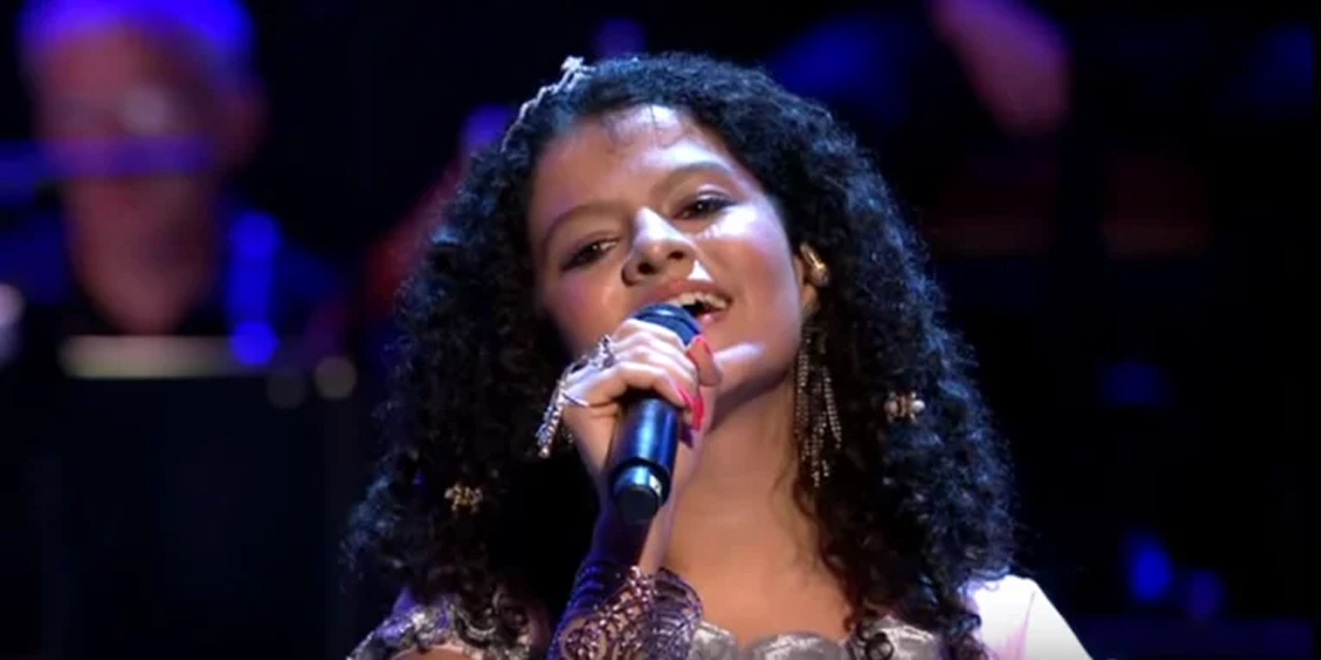 Indian singer Palak Muchhal performing live in Kathmandu