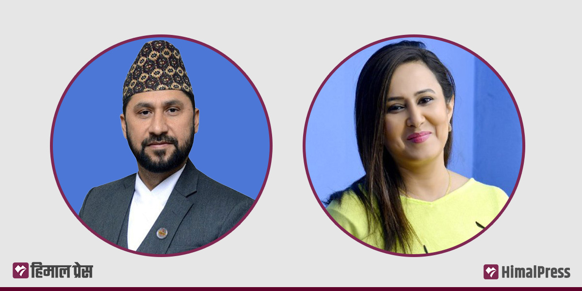 Nikita accuses Home Minister Lekhak of interfering in husband Lamichhane’s trial