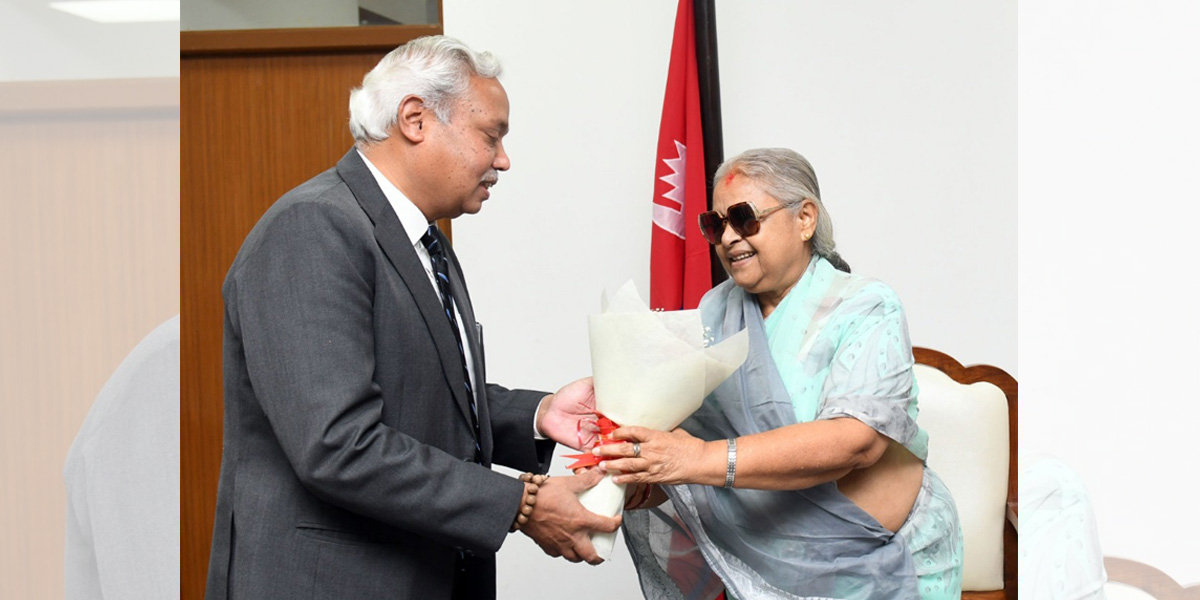 Indian envoy pays courtesy call on PM Karki