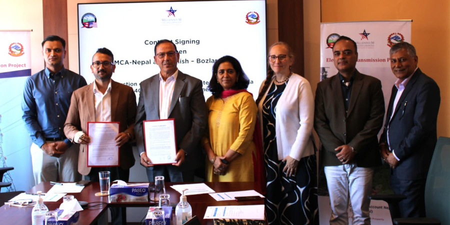 MCA Nepal awards contract for 117-kilometer transmission line