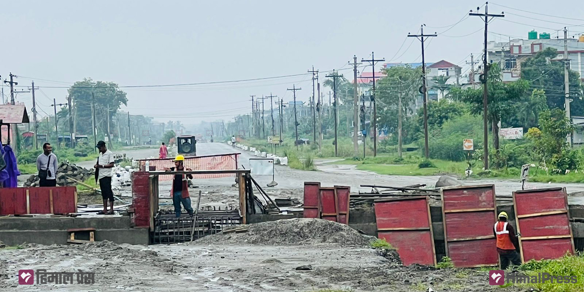 Kakarbhitta–Laukahi section upgrade achieves 27% progress