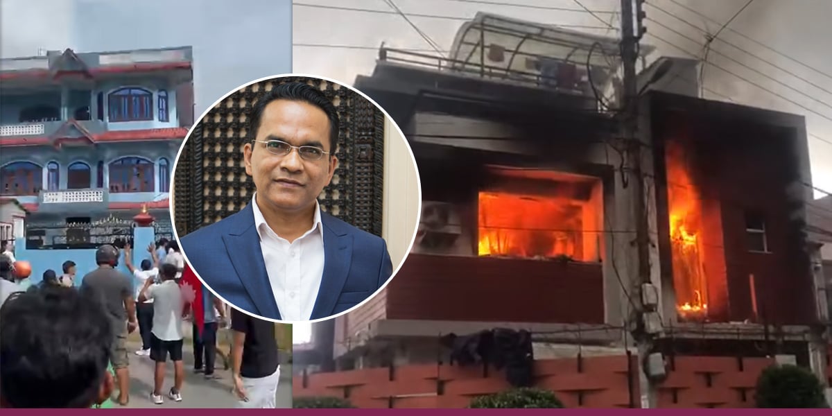 Governor Poudel bemoans destruction of two homes in Tuesday’s protest