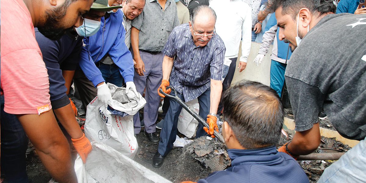 Dahal silent on political upheaval, but pledges grand party office