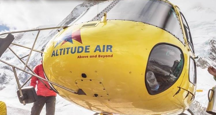 Altitude Air chopper crashes in Lobuche; no casualty reported