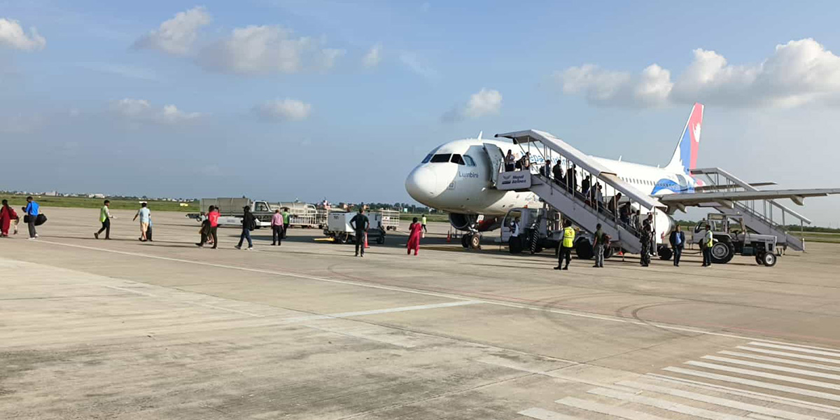 NAC ferries stranded travelers to Kathmandu from Bhairahawa