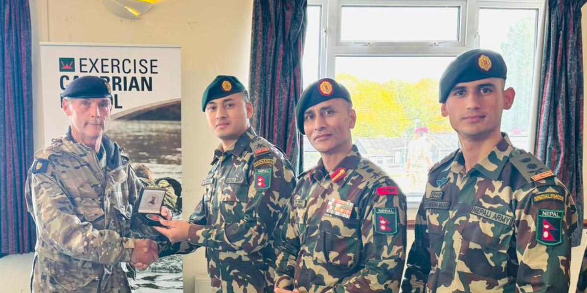 Nepal Army wins gold in Exercise Cambrian Patrol