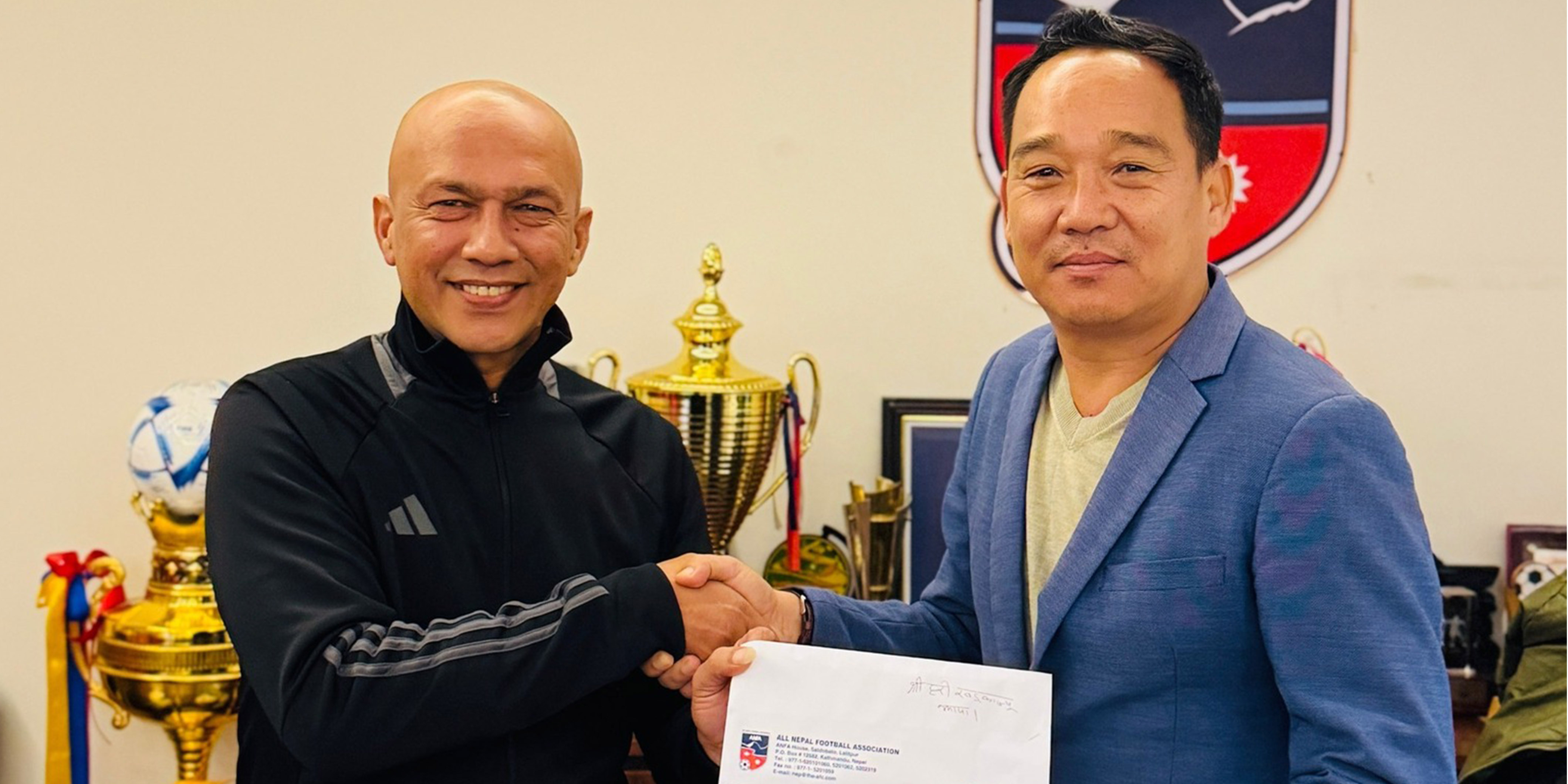 Hari Khadka named national football team head coach