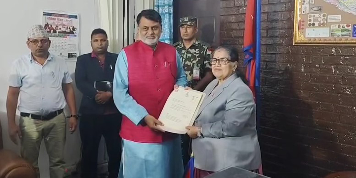 Jitendra Sonal appointed Chief Minister of Madhesh