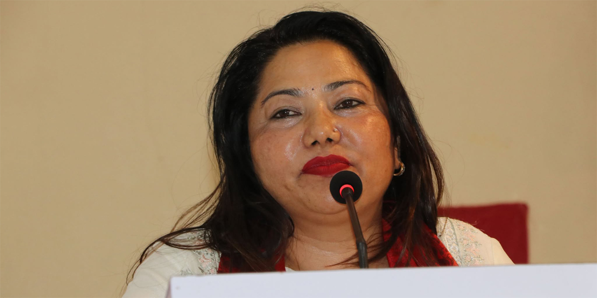 Jhankri expresses disagreement with her party’s planned merger with Maoist Center