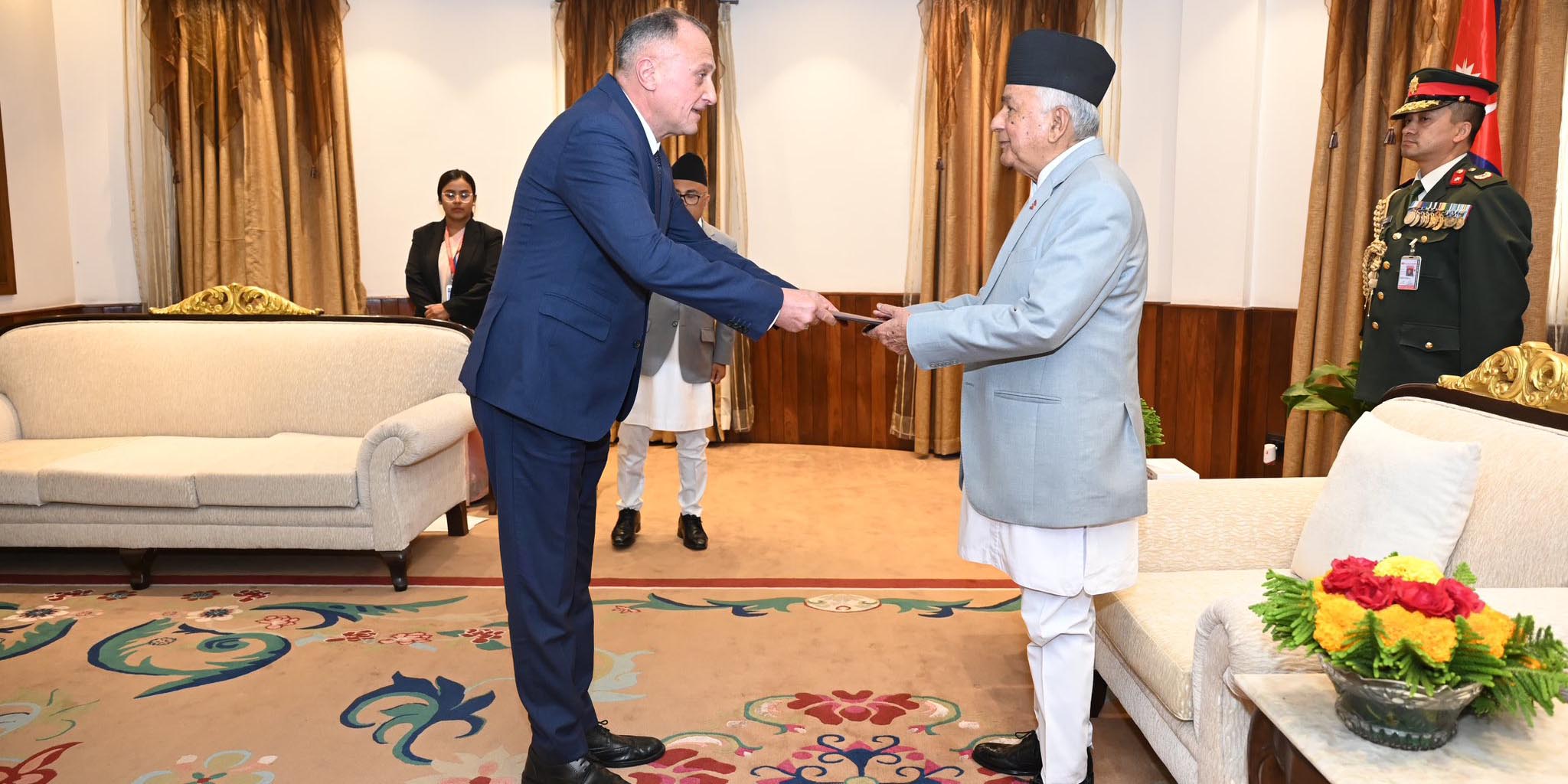 Ambassadors of four countries submit credentials