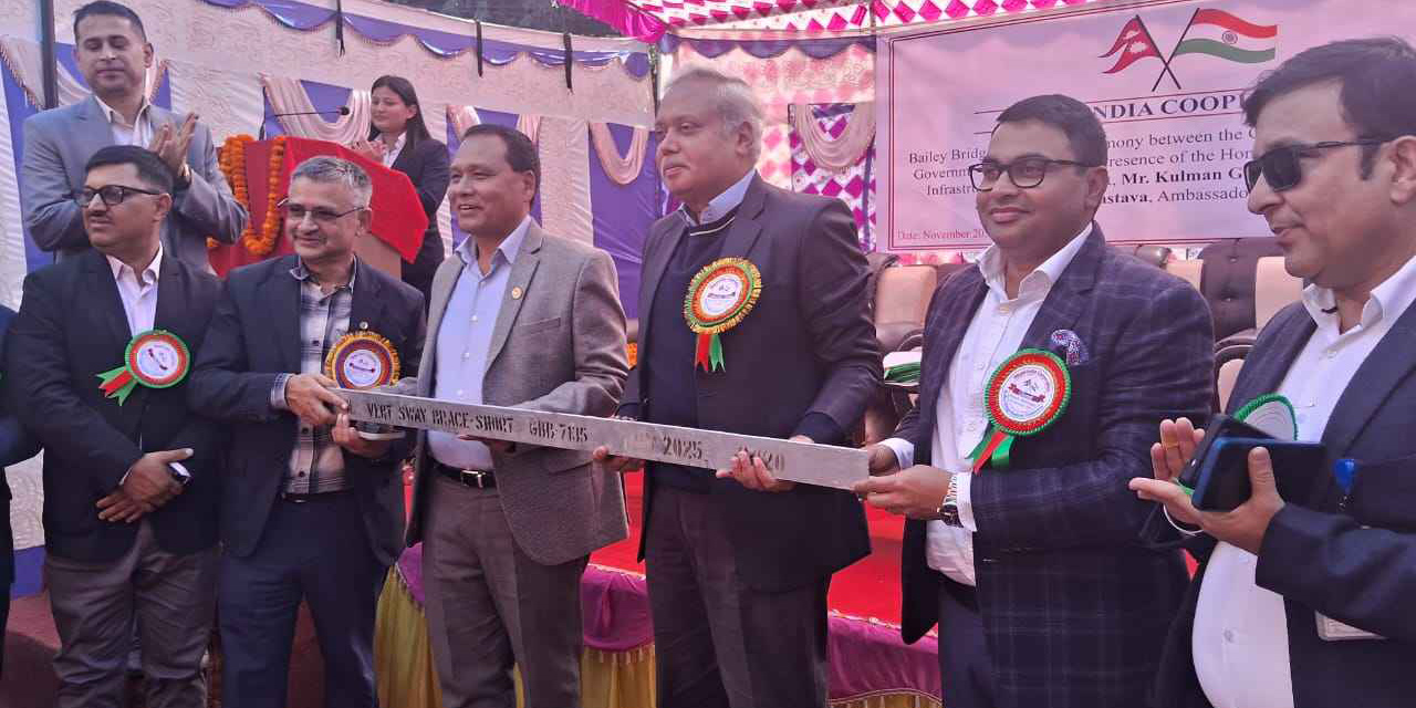 India provides 10 modular bridges worth Rs 730 million