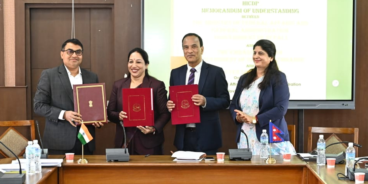 MoUs signed for Indian assistance in 11 community projects