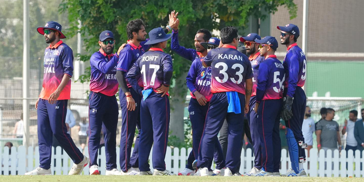 Nepal continue losing run in Dubai; lose to US by four wickets