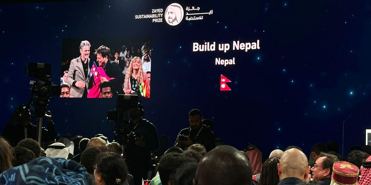 Build Up Nepal awarded 2026 Zayed Sustainability Prize