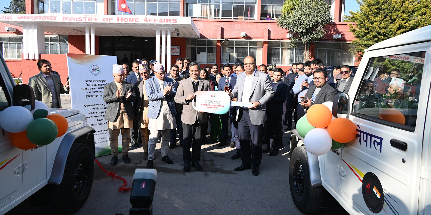 India hands over 61 vehicles for March 5 elections