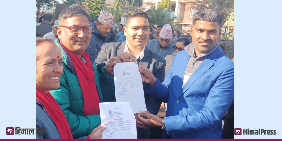 Six file nominations for two seats from Gandaki Province