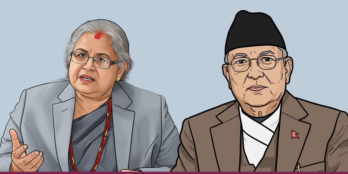 PM Karki, Oli discuss election, security