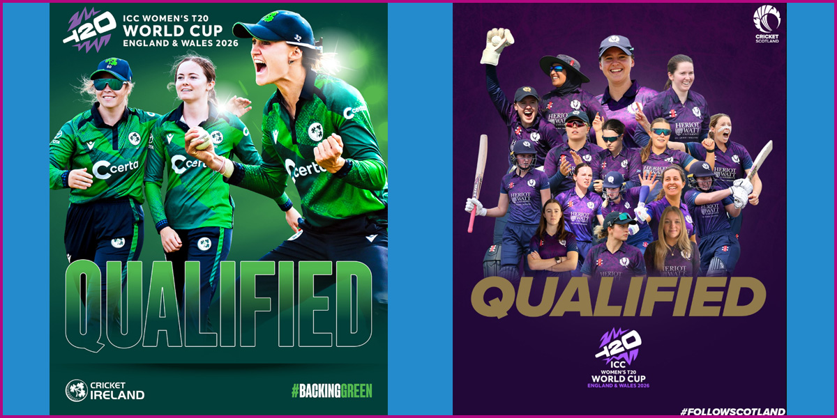 Ireland, Scotland secure remaining two berths in Women’s T20 World Cup