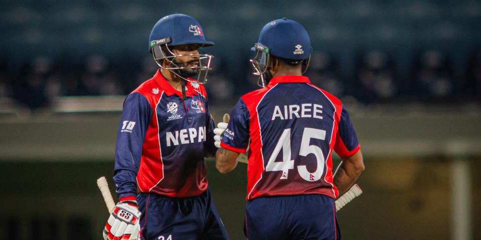 Nepal hand UAE seven-wicket defeat in first warm-up match