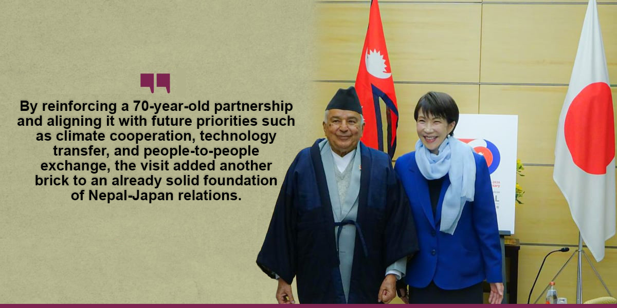 The significance of President Paudel’s Japan visit