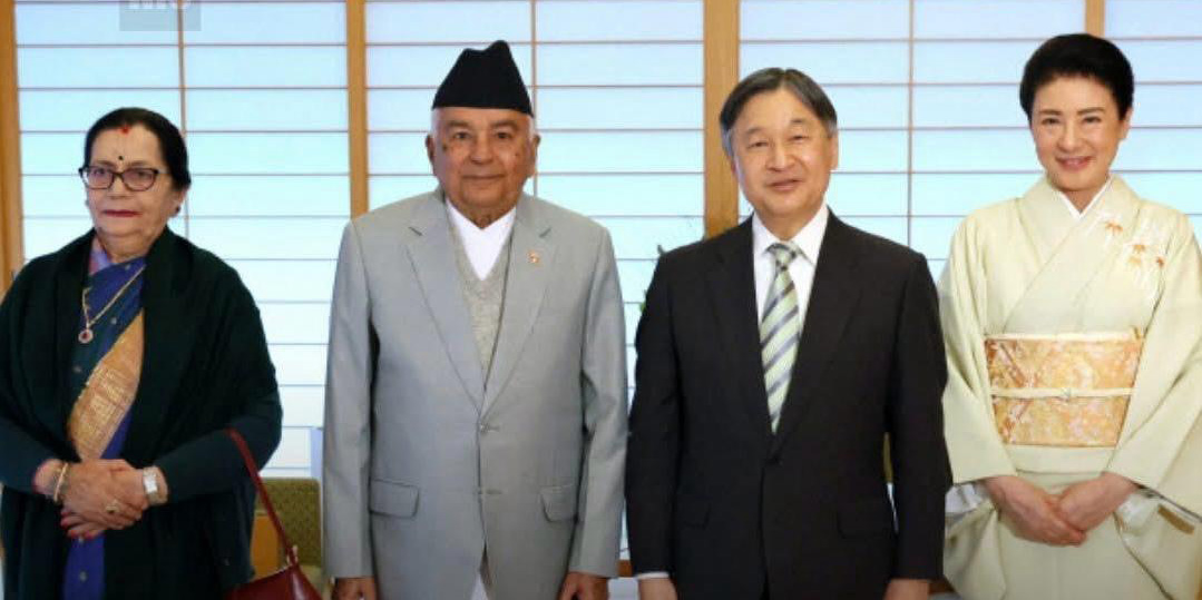 President Paudel, Emperor Naruhito discuss bilateral relations
