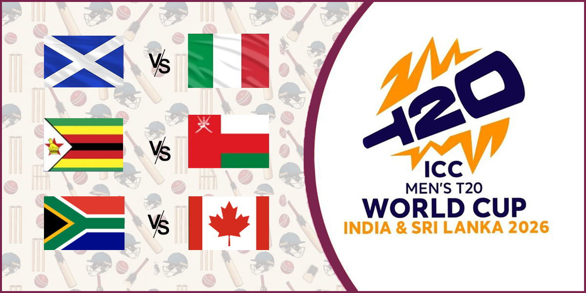 Three matches in T20 World Cup today