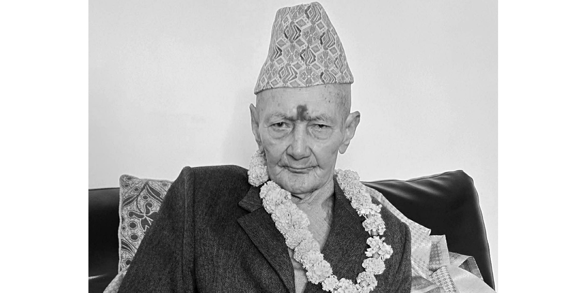Former PM Dr Baburam Bhattarai bereaved of his father