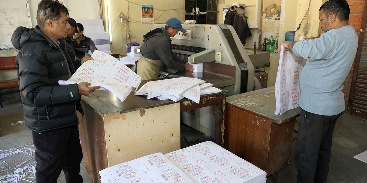 Ballot papers for 124 constituencies printed so far: EC