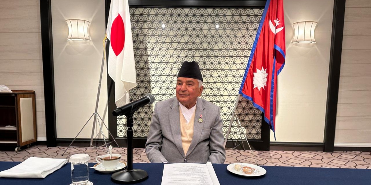 President Paudel requests Japanese business community to invest in Nepal