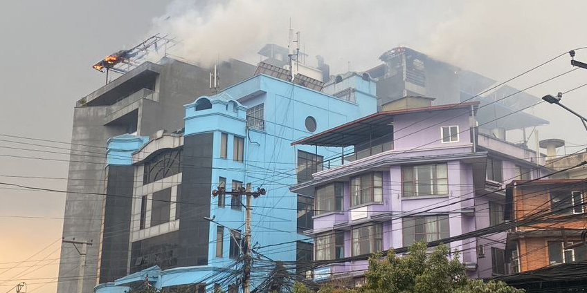 Daura Thakali fire brought under control