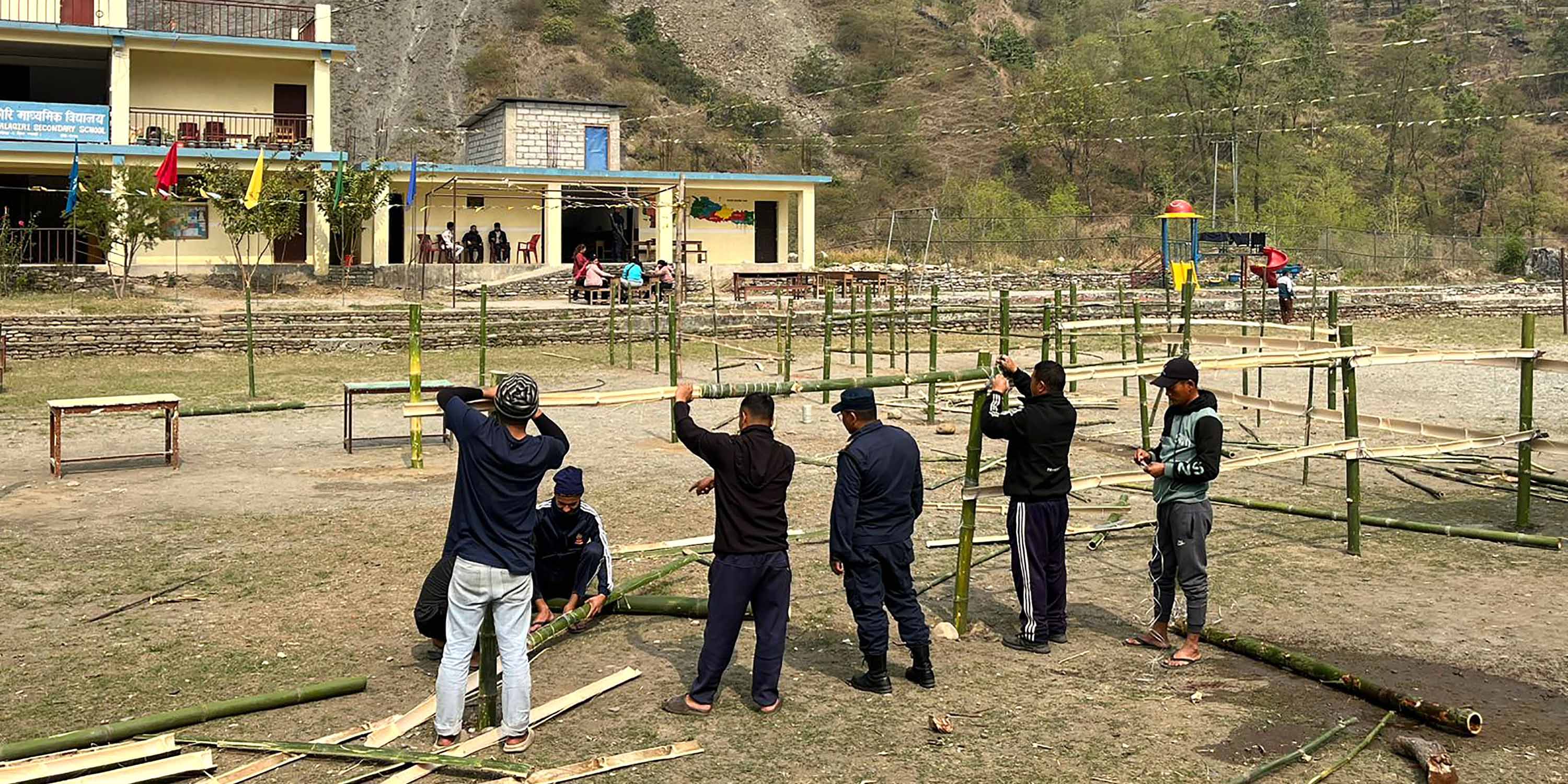 Polling centers being prepared across the country [In Pictures]