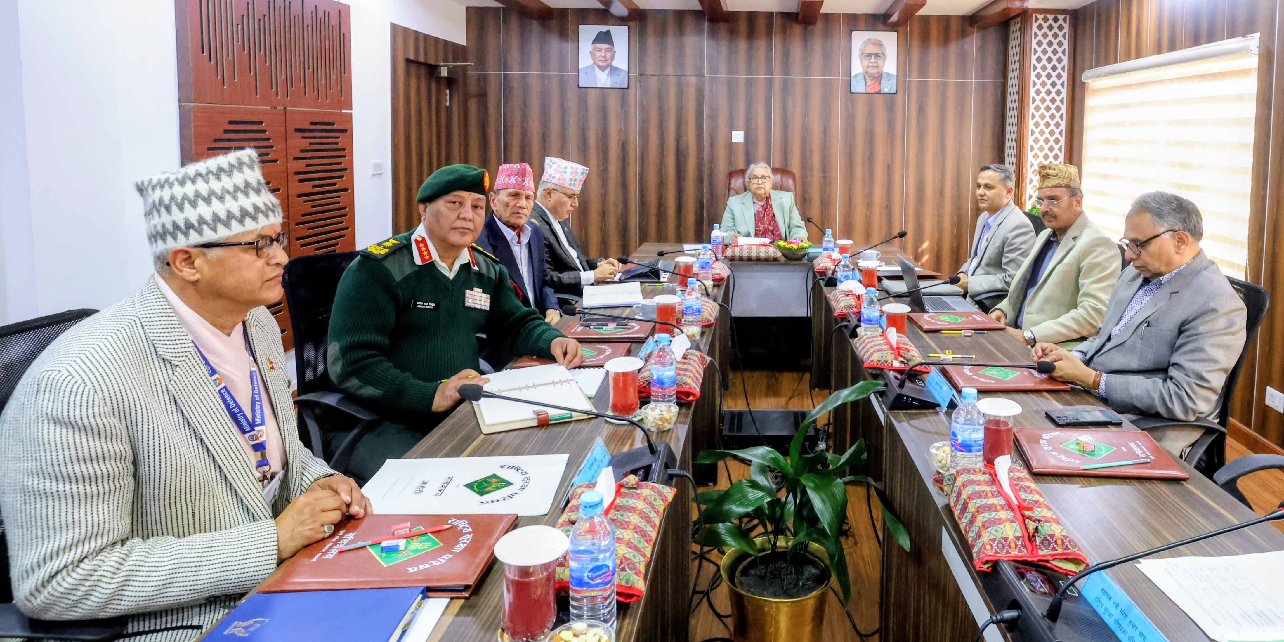 NSC reviews security situation on the eve of polls