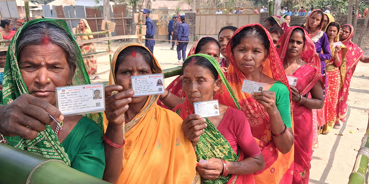 24% voter turnout recorded by 1 pm: EC