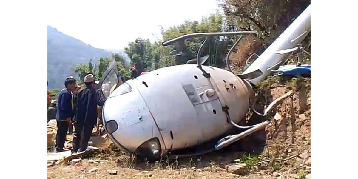 Khotang helicopter crash: Injured airlifted to Kathmandu