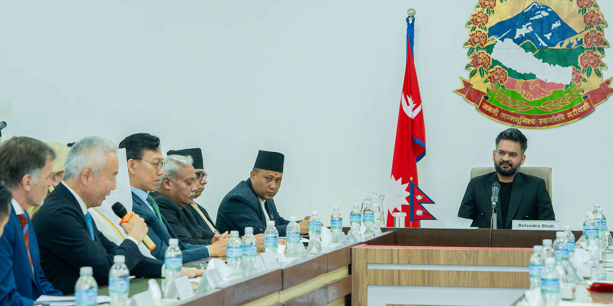 PM Shah holds interaction with chiefs of diplomatic missions [In Pictures]