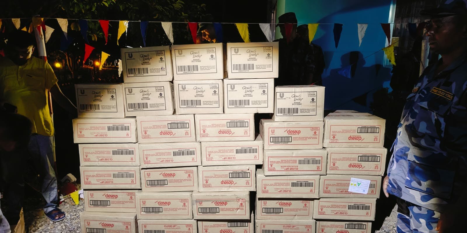 590 cartons of vapes brought from China seized in Mustang