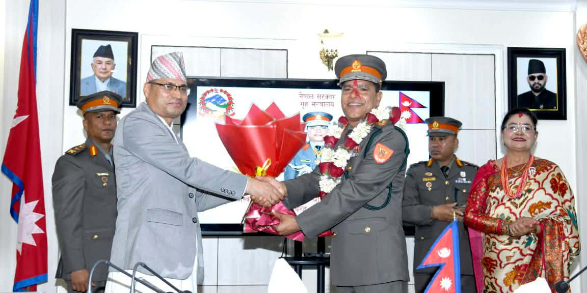 Poudel formally installed as APF Nepal Inspector General