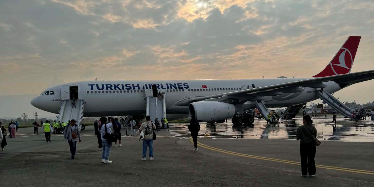 Passengers safely evacuated as Turkish aircraft suffer tire explosion at TIA