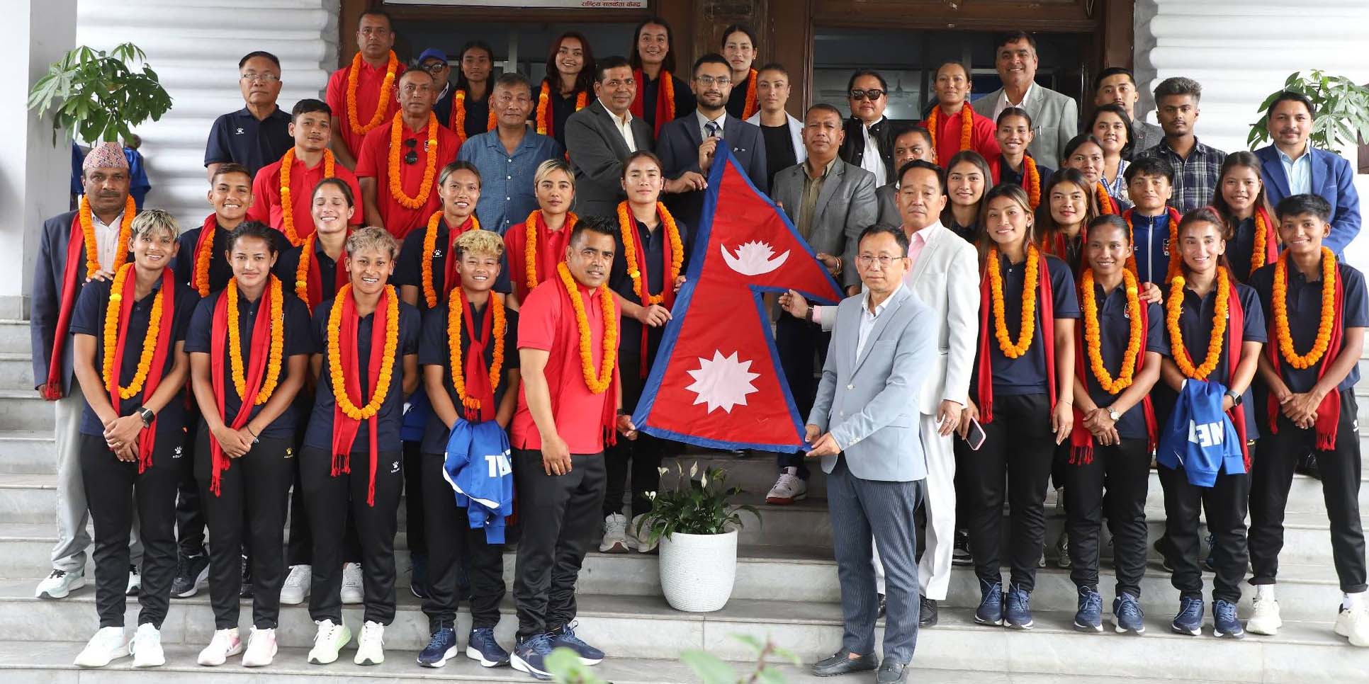 Nepali women’s football team leaving for Goa on Friday