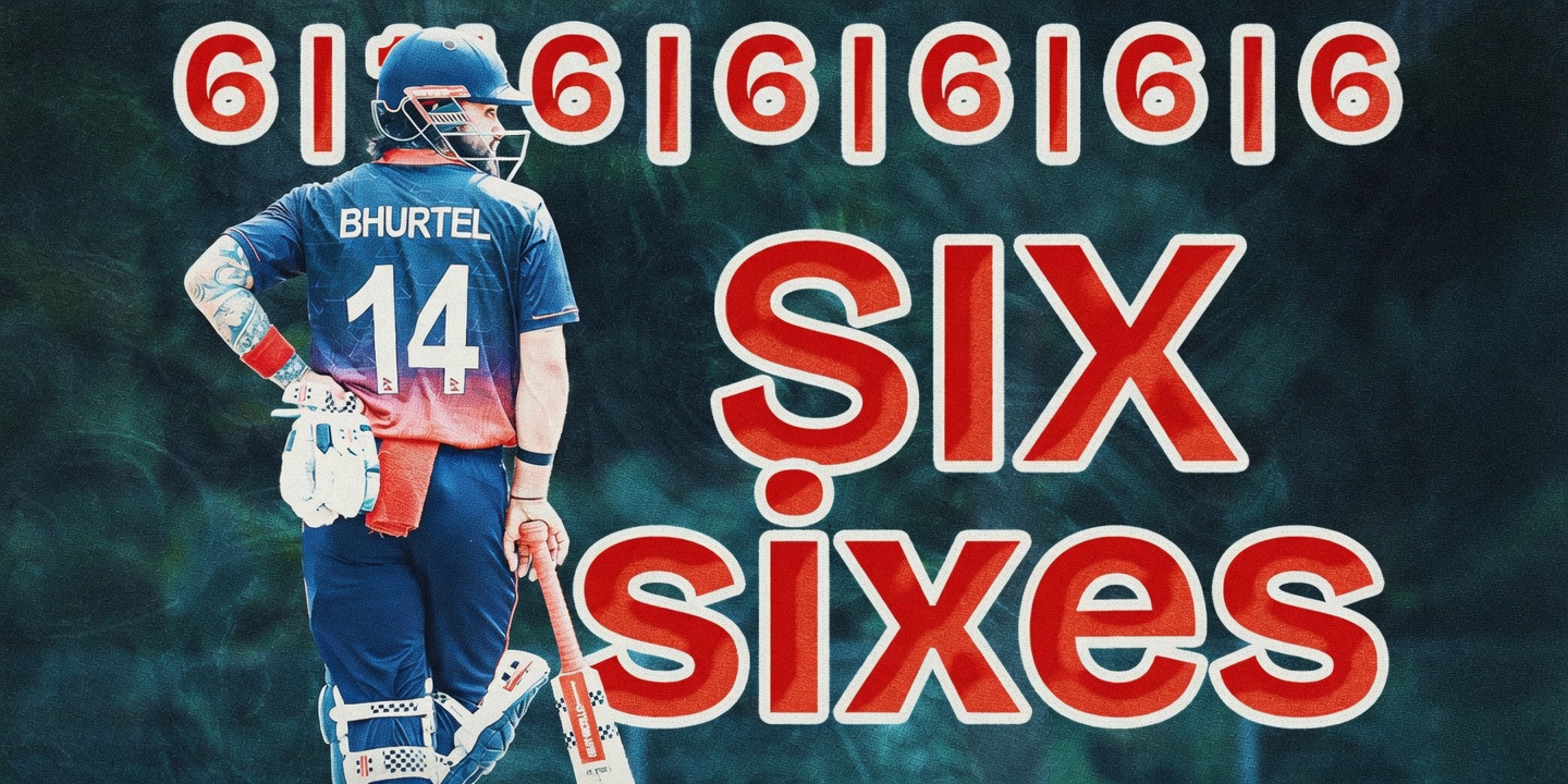 Bhurtel hits six sixes in an over as Nepal hammer China by 212 runs