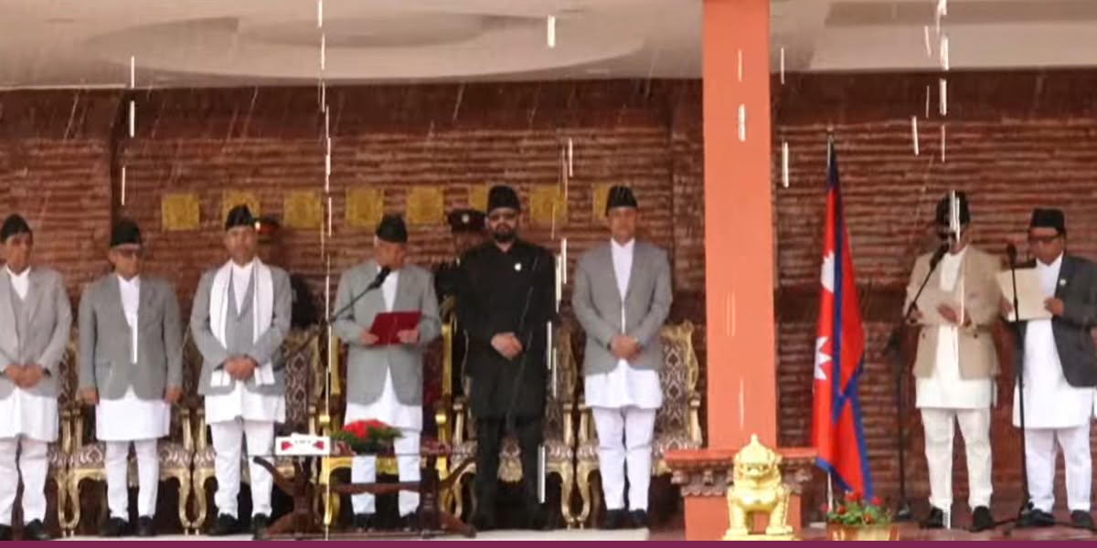 Gurung, Pun sworn in as ministers